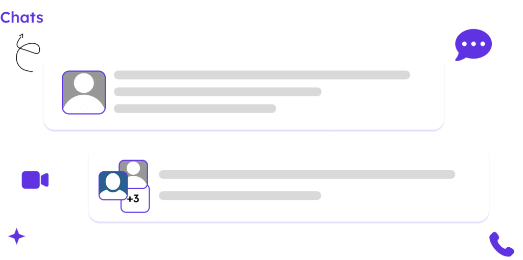In app communication